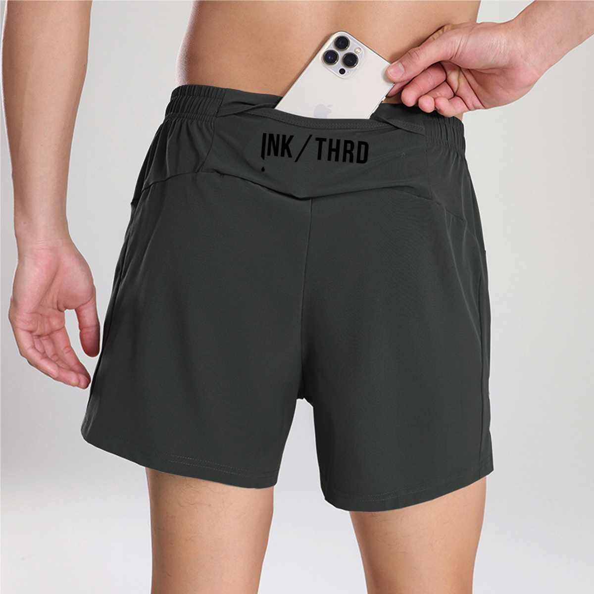 INK/THRD Quick-Dry Sports Shorts