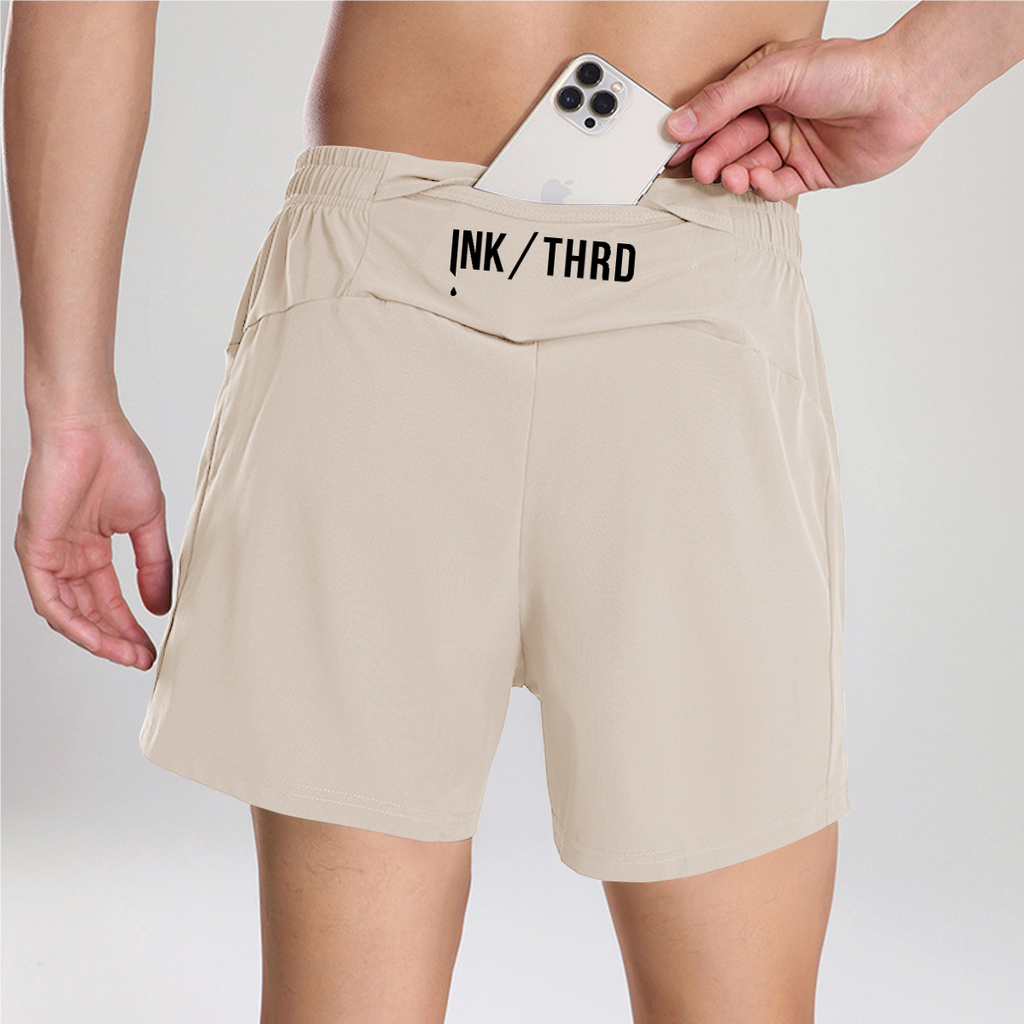 INK/THRD Quick-Dry Sports Shorts