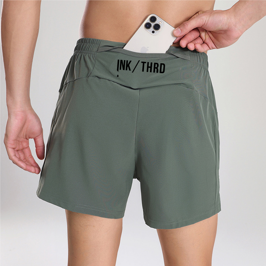 INK/THRD Quick-Dry Sports Shorts