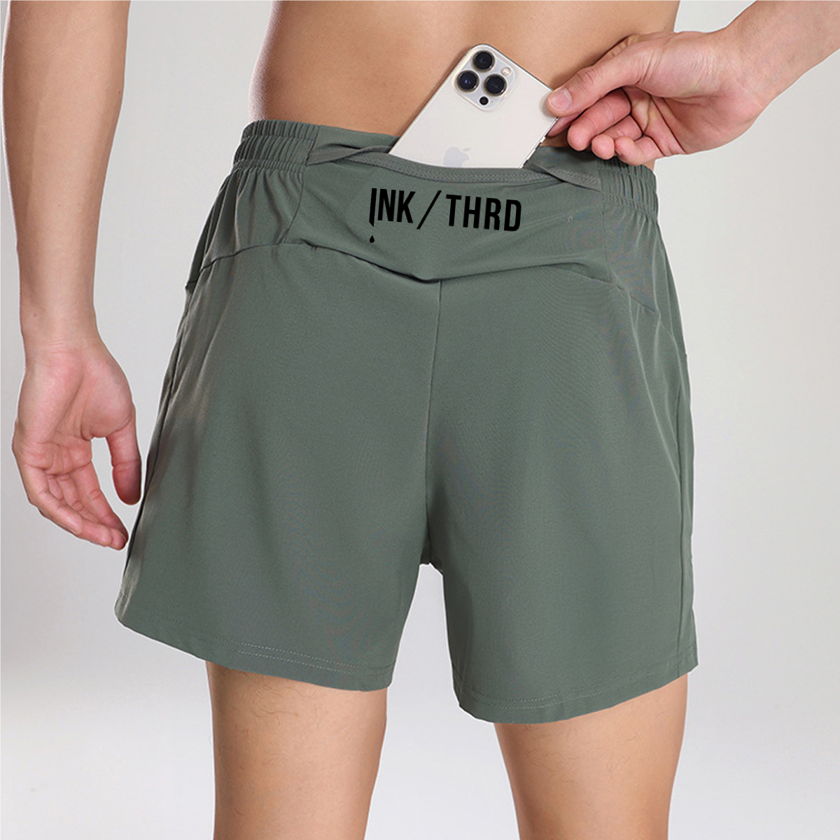 INK/THRD Quick-Dry Sports Shorts