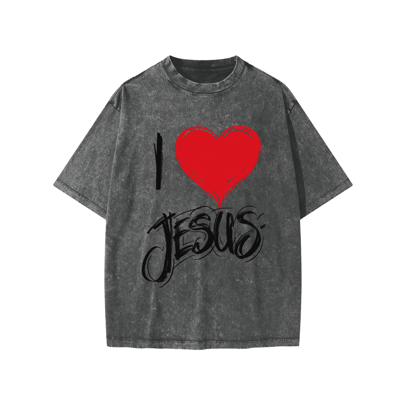 I Love Jesus Snow Washed Kids' T-shirt