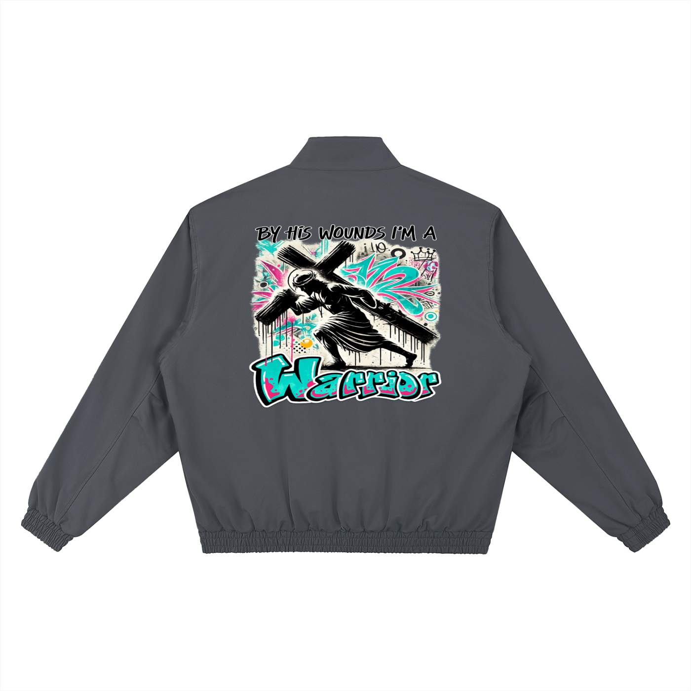 "Warrior" Collar Bomber Jacket