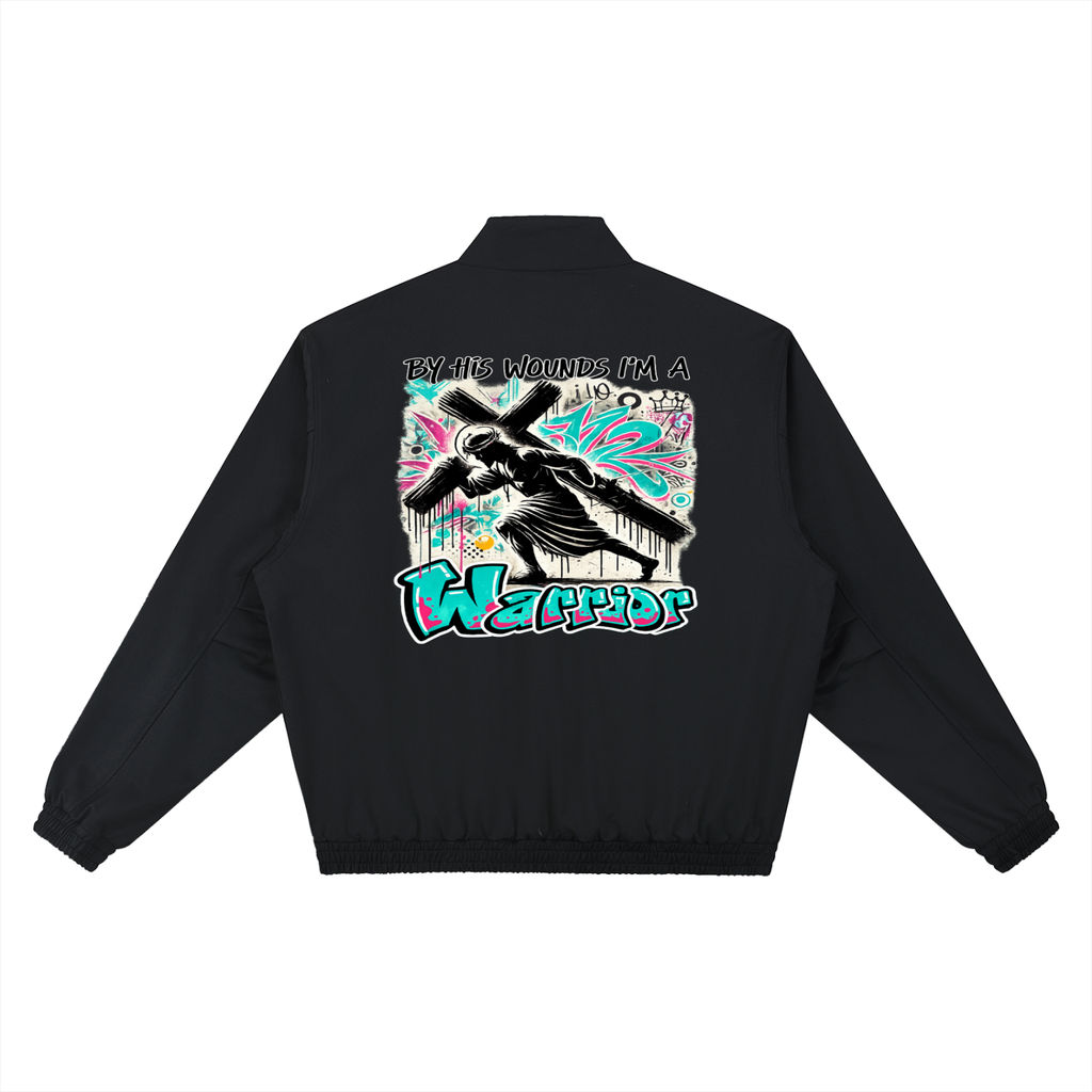 "Warrior" Collar Bomber Jacket