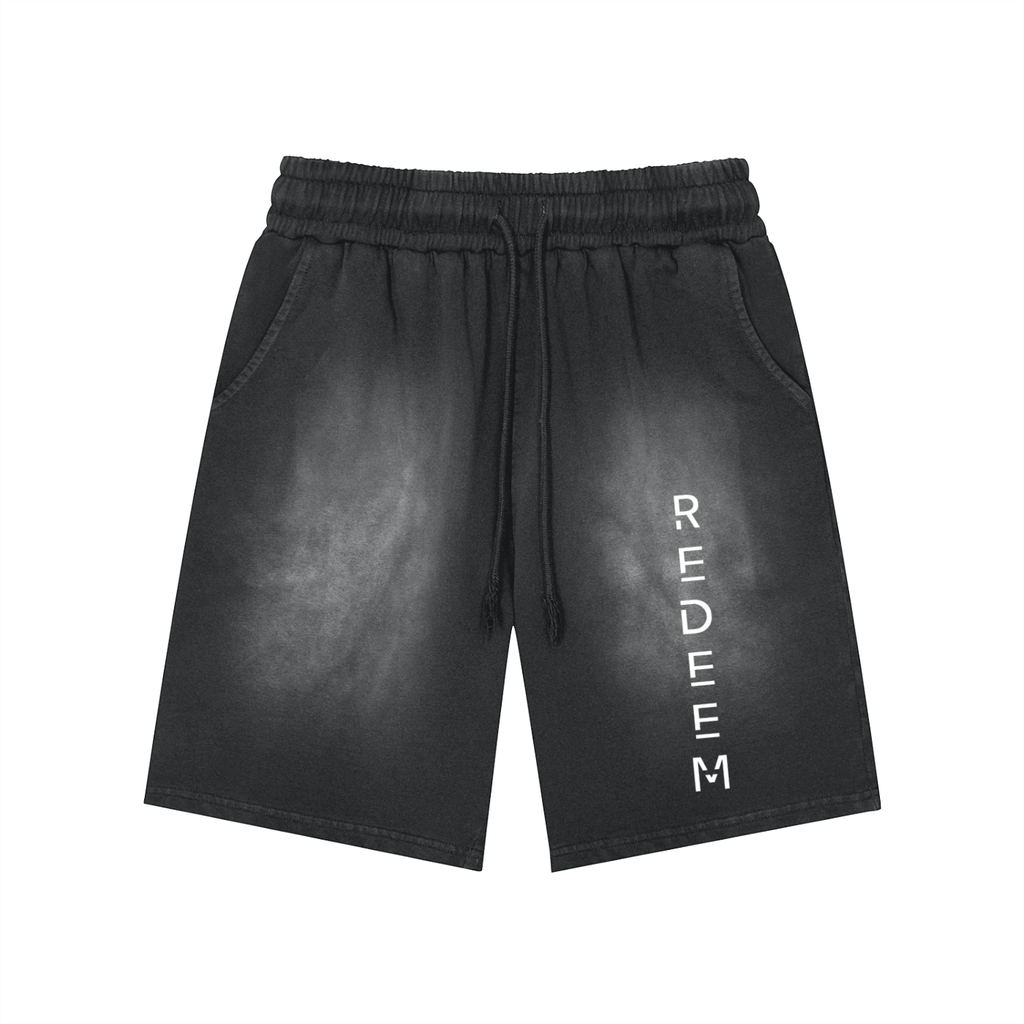 REDEEMED Acid Washed Shorts