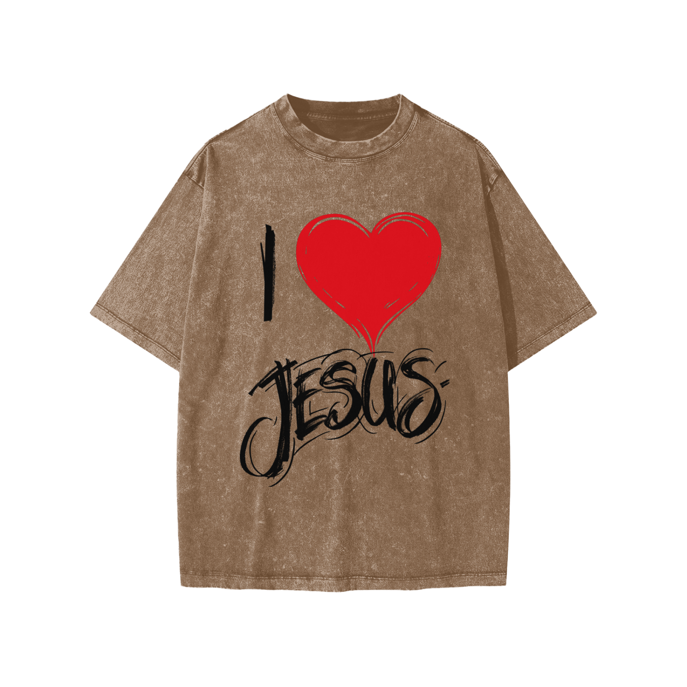 I Love Jesus Snow Washed Kids' T-shirt