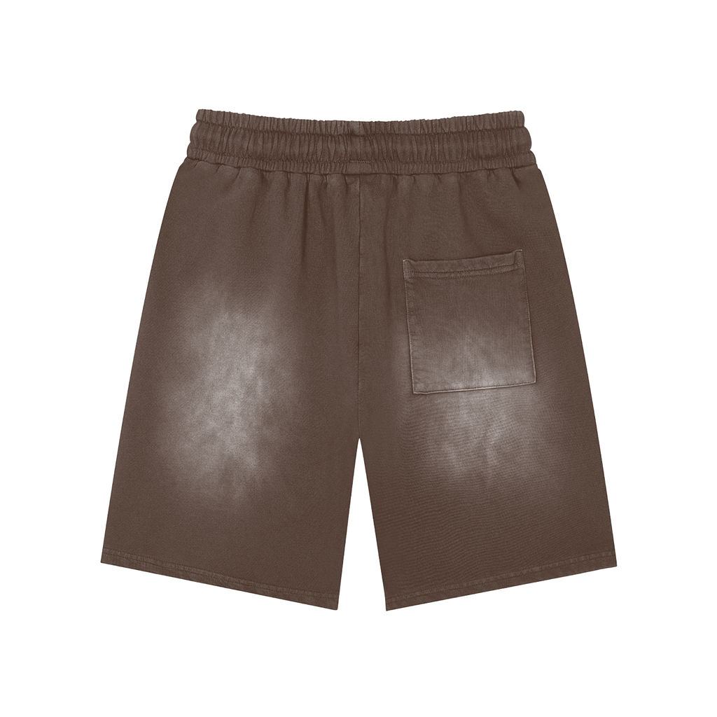 Saved By Grace. Built For War. Acid Washed Shorts